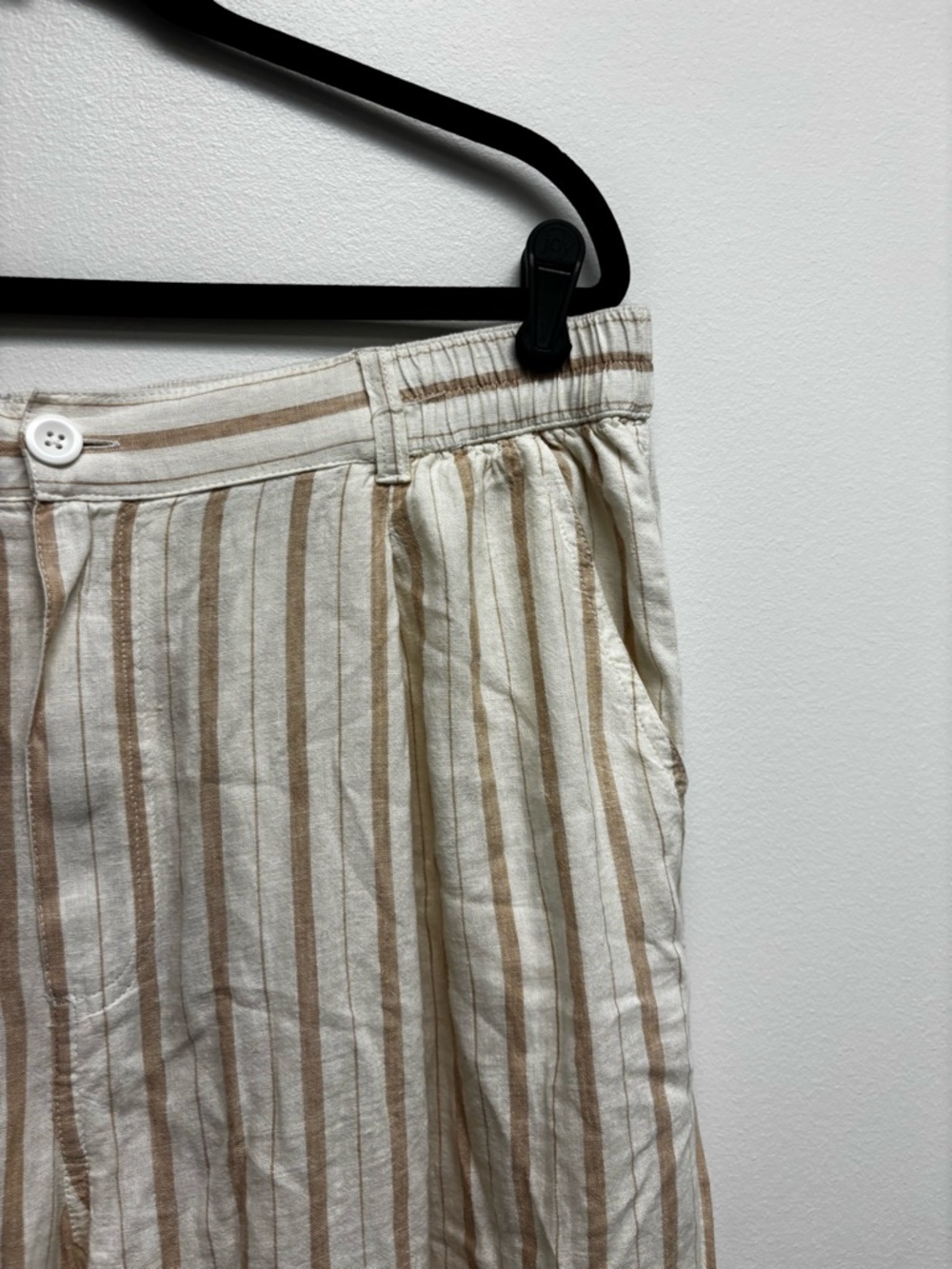 Aerie Pool To Party Linen Blend High Waisted Trouser - Picture 4 of 12